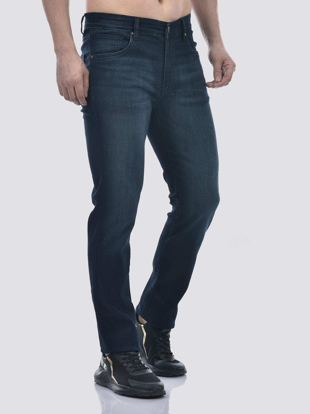 Numero Uno Men Deep Indigo Slim Fit Sustainable Jeans
